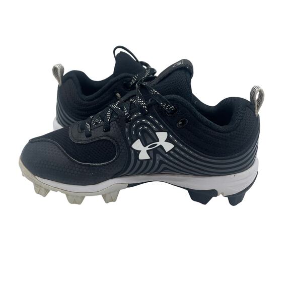 Under Armour UA Glyde RM Baseball Softball Cleats Black White Unisex Toddler 13 - Picture 6 of 8